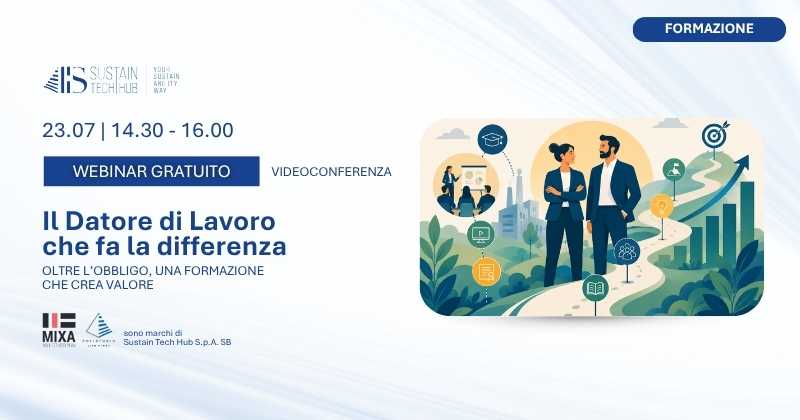 Webinar Datore di Lavoro Sustain Tech Hub