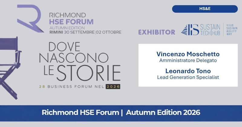 Richmond HSE Forum Autumn 2026: Sustain Tech Hub a Rimini